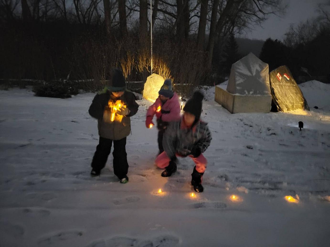 Image: Hazel, Noah and Ella
